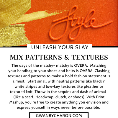 Mix patterns & textures