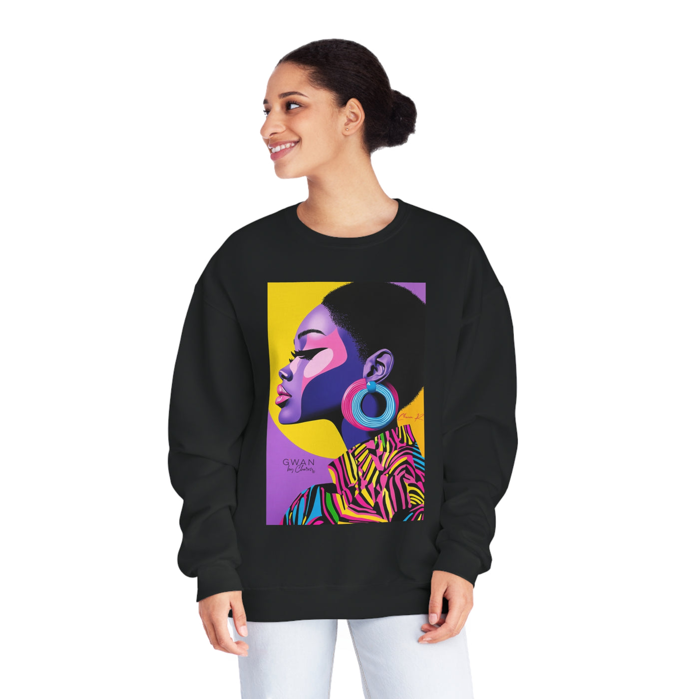 Crowned in Color | Radiant Glam  Sweatshirt