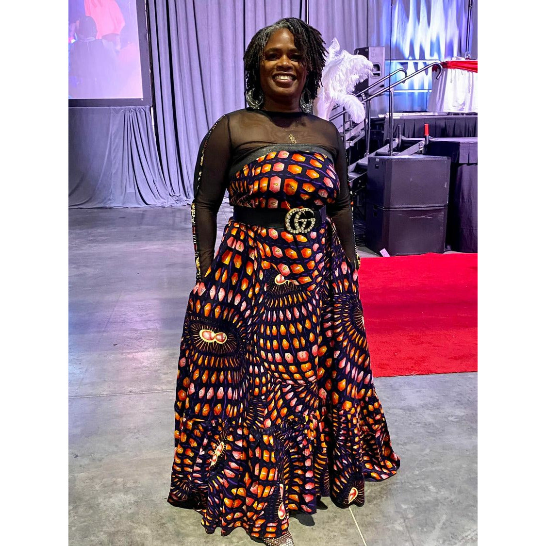 Queen Frock : Semi Custom | Birthday Extravaganza Talon Print - G'wan by Charon