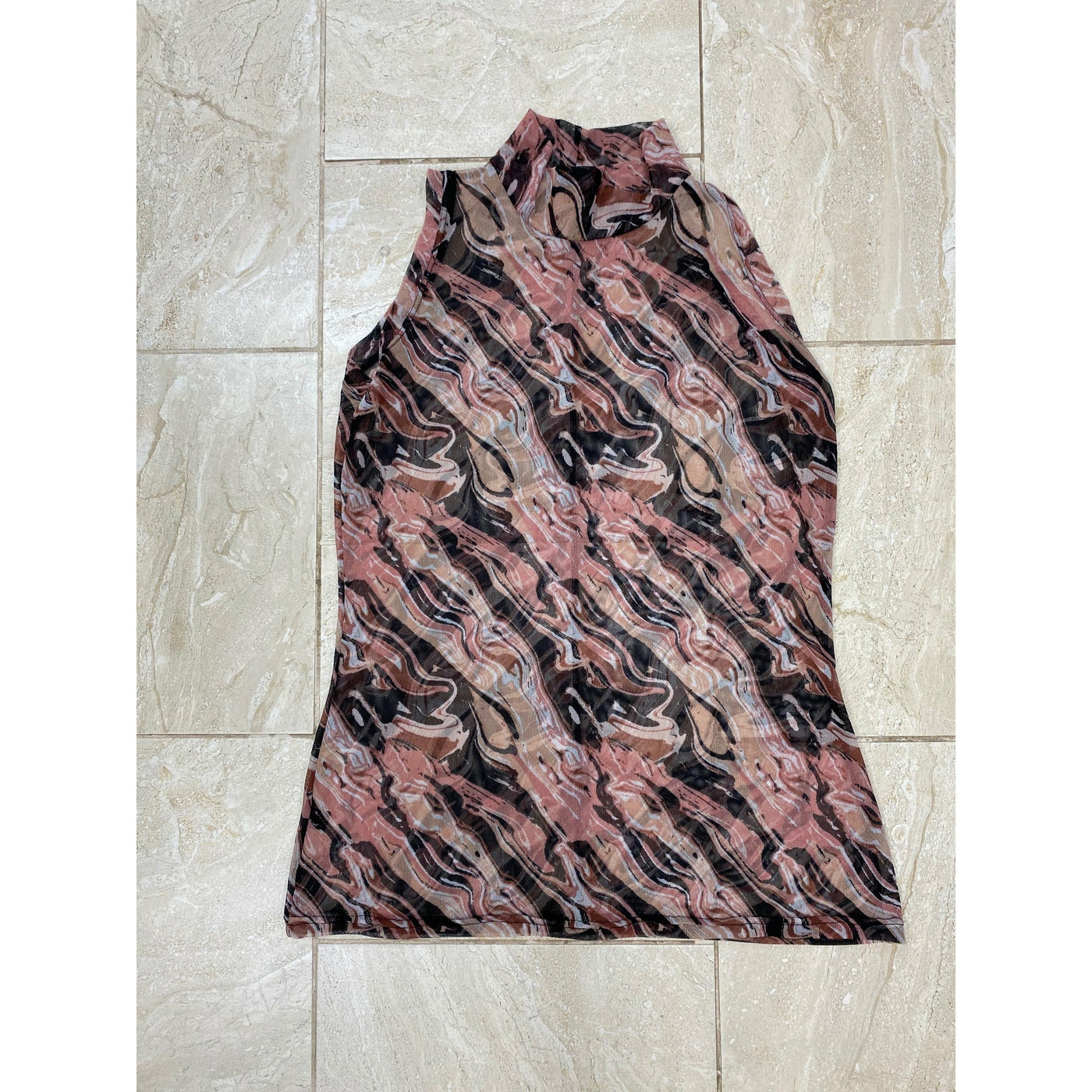 Adele Sleeve Less Mock Neck - G'wan by Charon