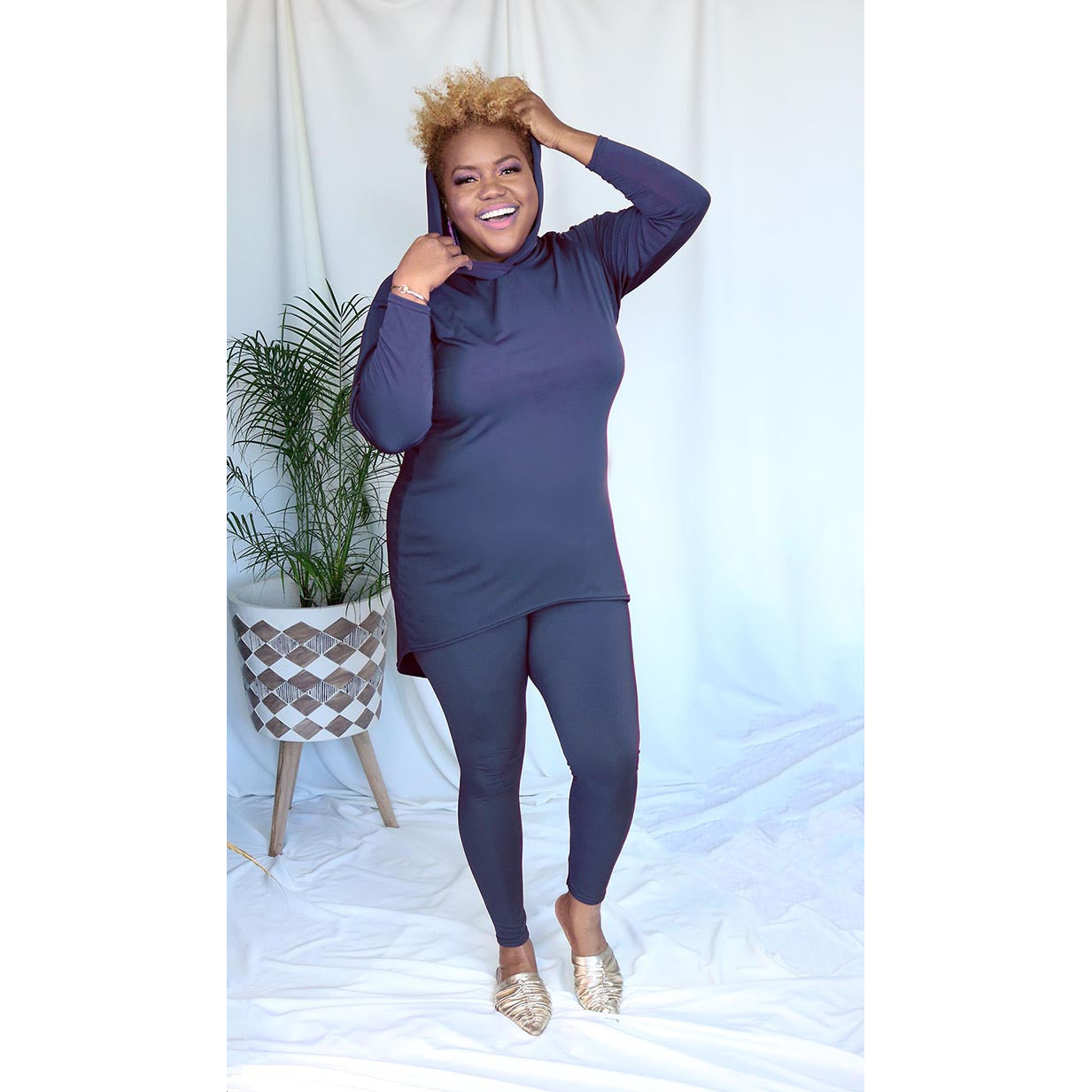 Justice Hoody Set | Denim | The Con Collection - G'wan by Charon