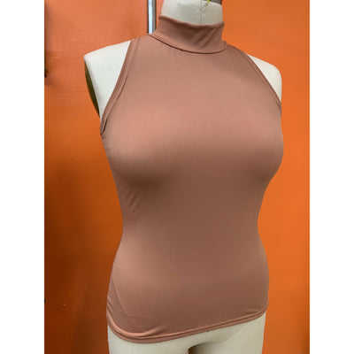 Adele Sleeve Less Mock Neck - G'wan by Charon