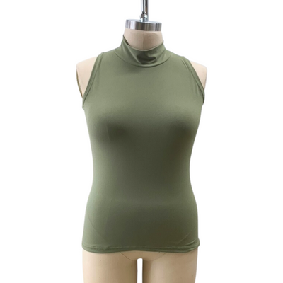 Adele Sleeve Less Mock Neck - G'wan by Charon